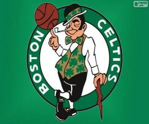 yapboz Logo Boston Celtics, NBA takımı. Atlantik Grubu, Doğu Konferansı